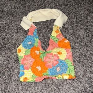 Zara Floral Print Crop Top